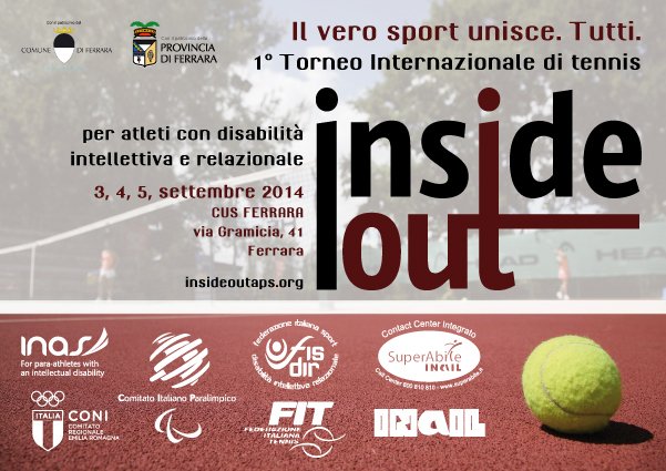 Domani a Ferrara la presentazione di Insideout