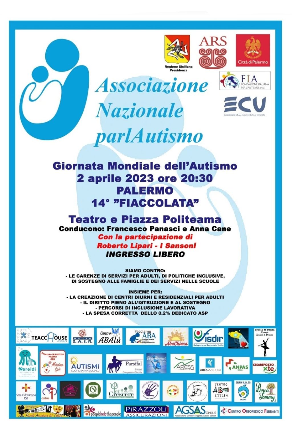 Evento “Giornata Mondiale dell’Autismo” 02 Aprile 2023