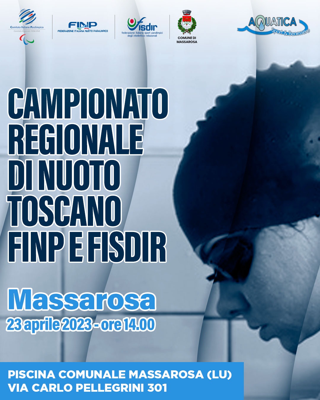 Nuoto, a Massarosa i Campionati Regionali FISDIR-FINP – 15 aprile 2023