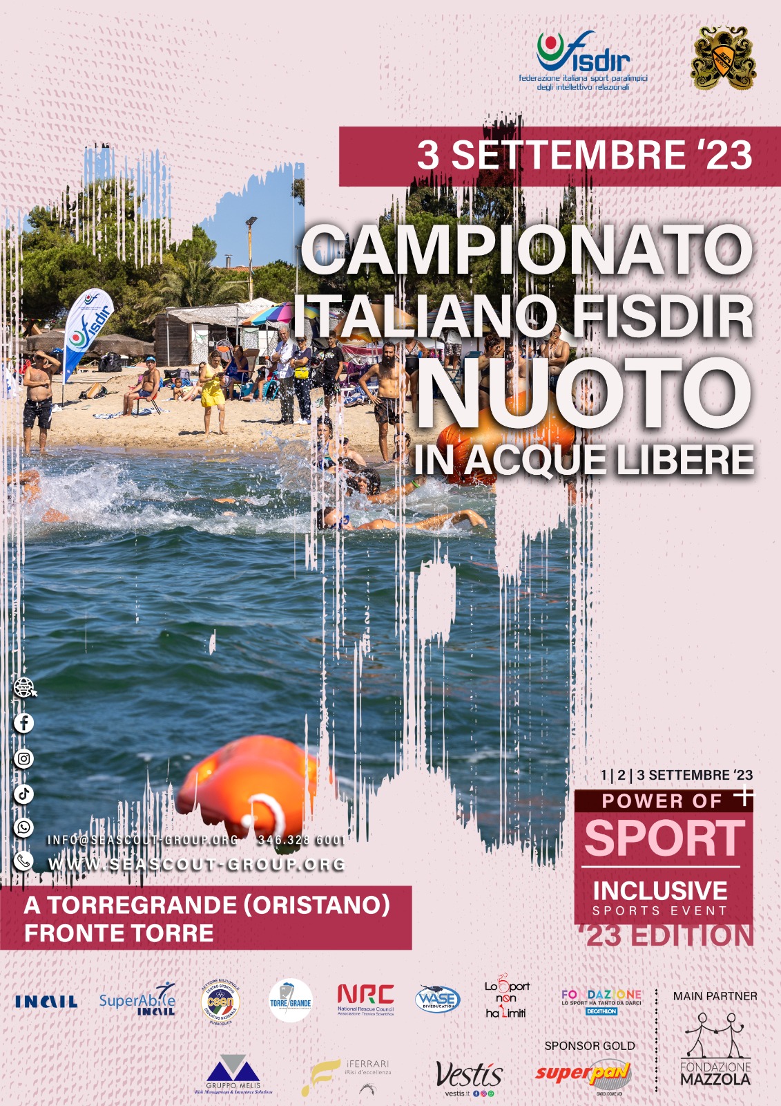 Campionato Italiano Nuoto in Acque Libere – Oristano (Loc. Torregrande)